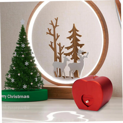 Red Rose Gift Box with Necklace